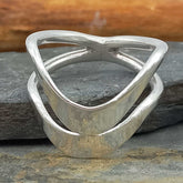 Onda Wave Silver Ring